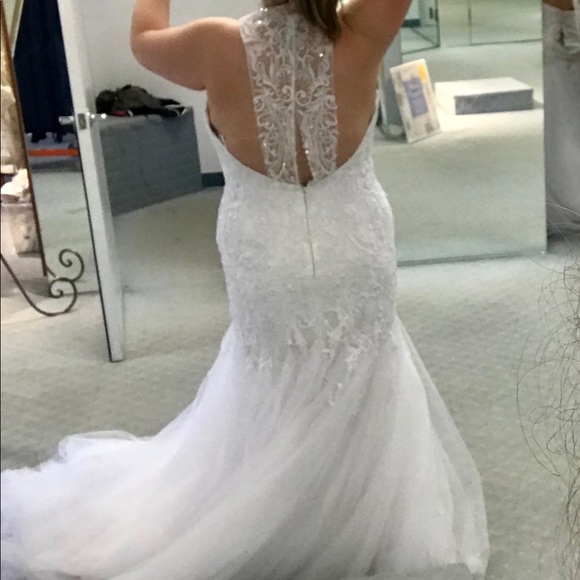 HP✨✨ Racerback Mermaid Wedding Dress - Picture 2 of 6